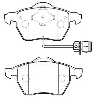 Передние тормозные колодки (Hsb HP9481)