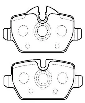Задние тормозные колодки BMW (HSB HP9693)