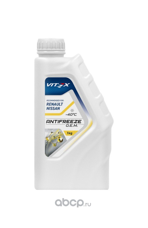 Антифриз желтый Vitex O.E.M. for Renault - Nissan 1кг V111101