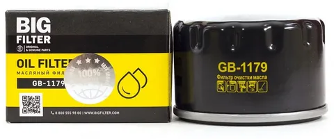 Фильтр масляный для Renault Logan 1.4/1.6 BIG Filter GB-1179