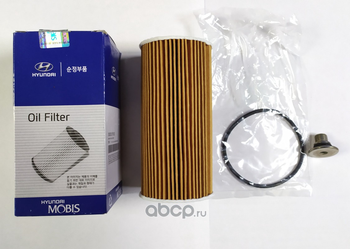 Фильтр масляный HYUNDAI Santa Fe II (CM) 2.2