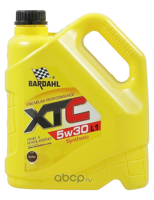 Масло моторное синтетическое Bardahl XTC L1 5W-30, 4л