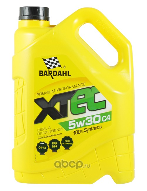 Масло моторное синтетическое Bardahl XTEC C4 5W-30, 5л