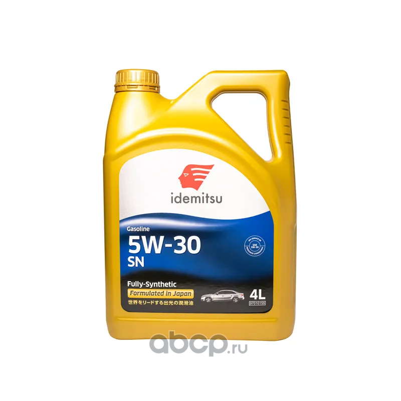 Масло моторное синтетическое Idemitsu Gasoline Fully Synthetic 5W-30, 4л