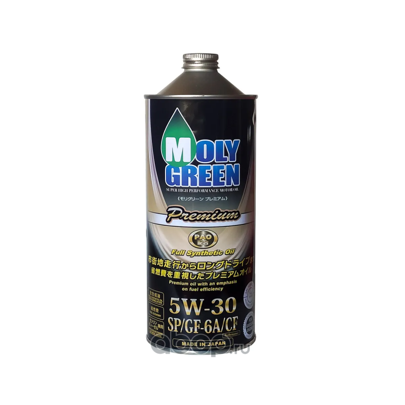 Масло моторное синтетическое Moly Green Premium 5W-30, 1л