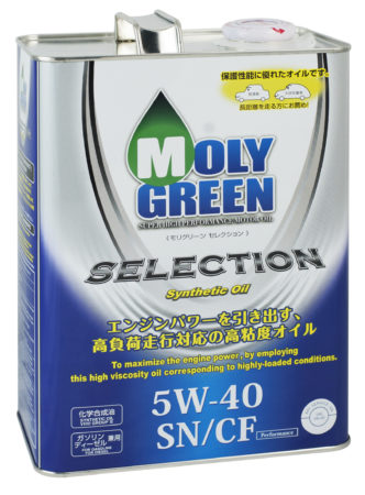 Масло моторное синтетическое Moly Green Selection SN/CF 5W-40, 4л