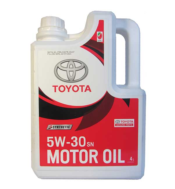 Масло моторное синтетическое Toyota Motor Oil 5W-30, 4л