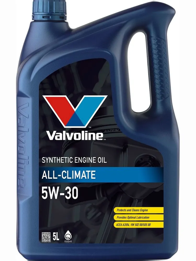 Масло моторное синтетическое Valvoline All-Climate 5W-30, 5л
