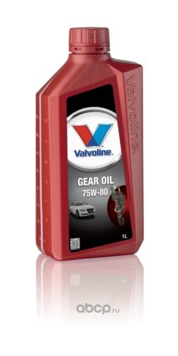 Масло трансмиссионное синтетическое Valvoline Gear Oil 75W-80, 1л