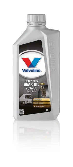 Масло трансмиссионное синтетическое Valvoline HD Gear Oil PRO LD 75W-80, 1л