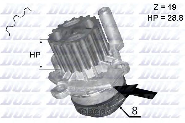 Помпа VW Tiguan (Dolz A-224)