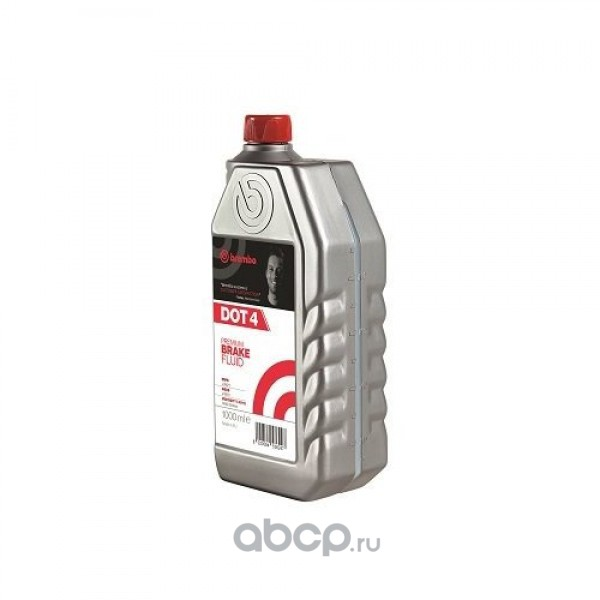 Тормозная жидкость Brembo DOT 4, Premium Brake Fluid, 1л