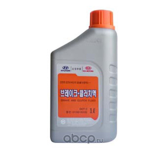 Тормозная жидкость Hyundai/Kia DOT 3, BRAKE FLUID, 1л