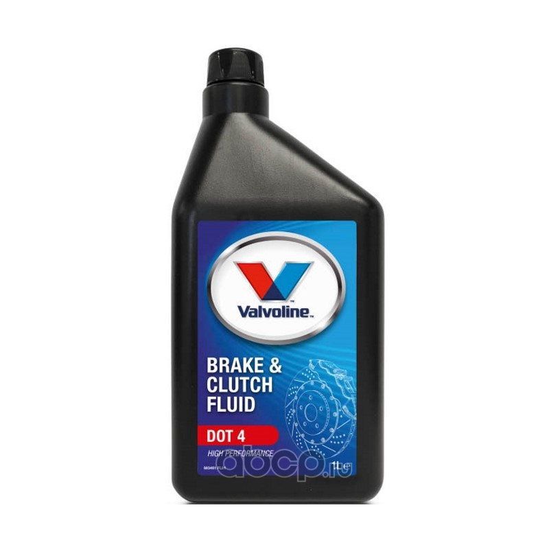 Тормозная жидкость Valvoline DOT 4, Brake & Clutch Fluid, 1л